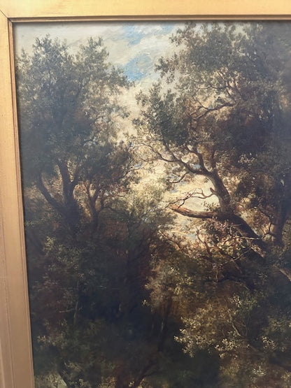 J. Thors 19th Century Painting The Avenue