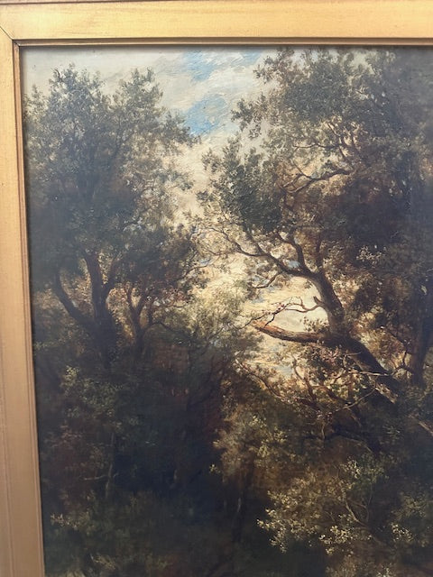 J. Thors 19th Century Painting The Avenue