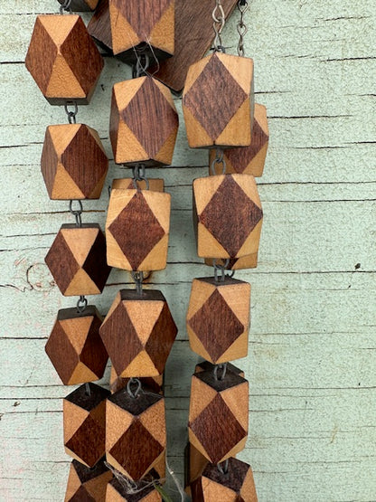 Vintage Large Wood Rosary