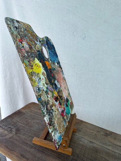 Vintage Used Artist Palette