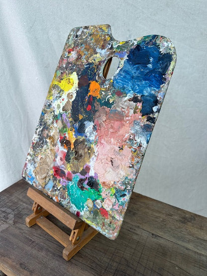 Vintage Used Artist Palette