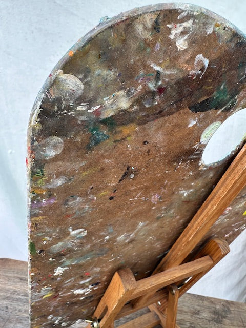 Vintage Used Artist Palette