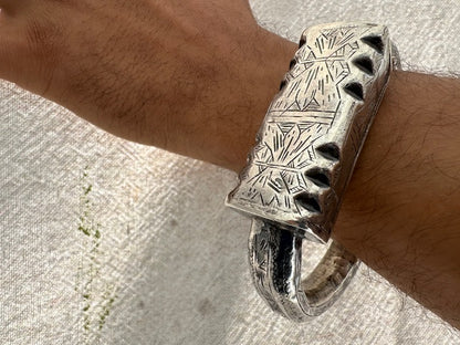 Antique Tunisian Silver Bangle