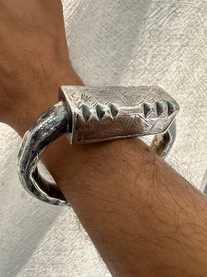 Antique Tunisian Silver Bangle