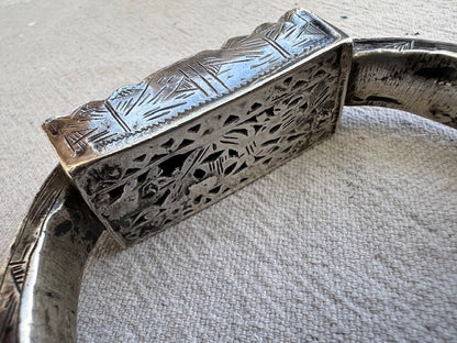 Antique Tunisian Silver Bangle
