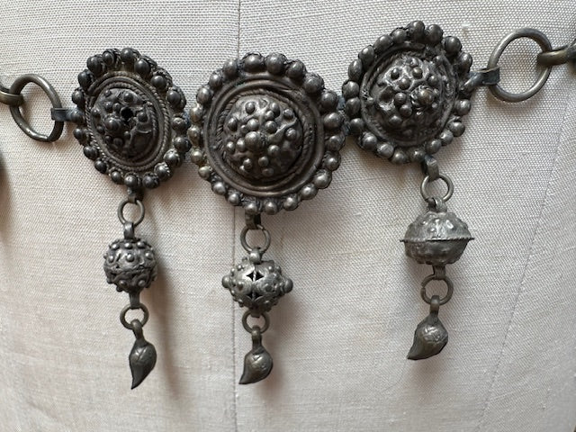 Vintage East Indian Belly Dance Tribal Dangle Body Belt