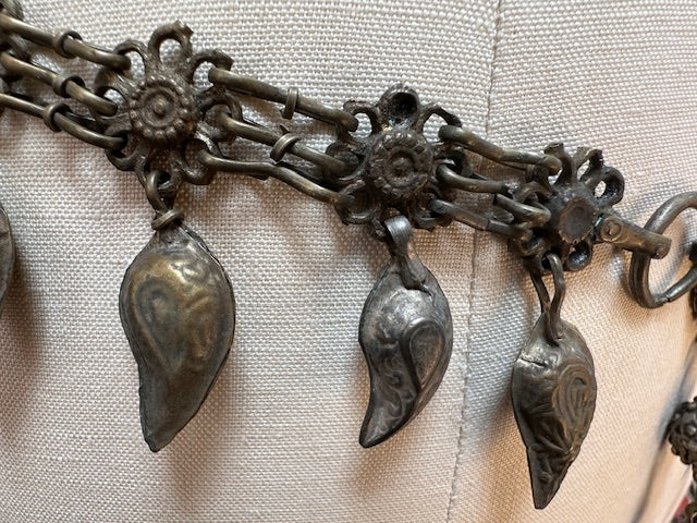 Vintage East Indian Belly Dance Tribal Dangle Body Belt