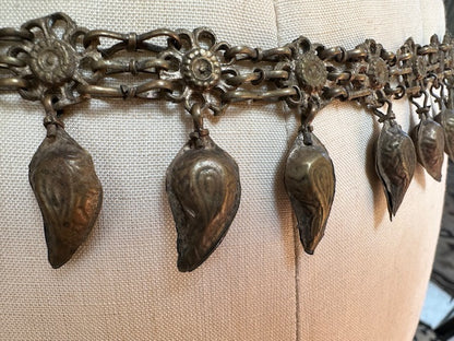 Vintage East Indian Belly Dance Tribal Dangle Body Belt
