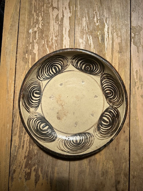 Japanese Antique Horse-Eye Ceramic Dish