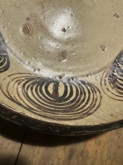 Japanese Antique Horse-Eye Ceramic Dish