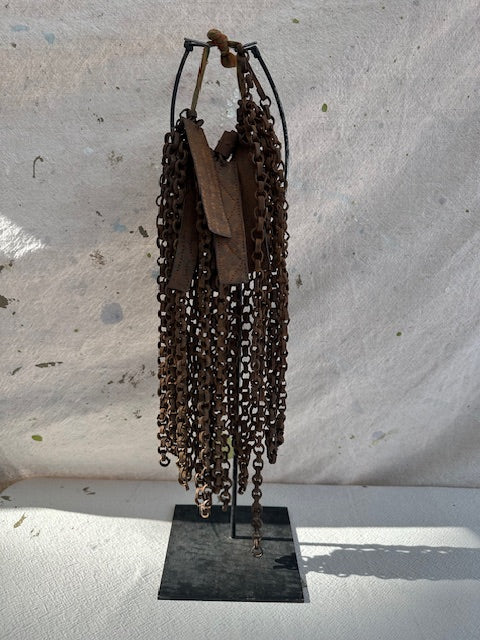 Kapsiki/Higi Tribe Metal Chain Apron - West African Artifacts