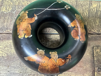 Vintage Decorative Asian Round Box