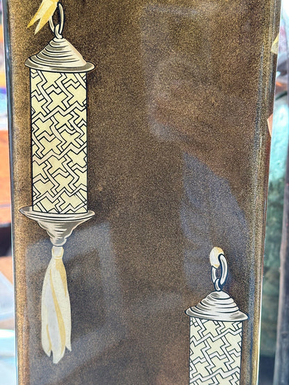Vintage Mid Century Asian Figural Table Lamp
