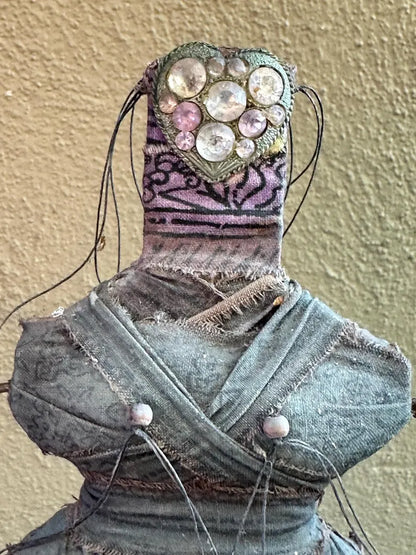 Vintage Handmade Woman FolkArt