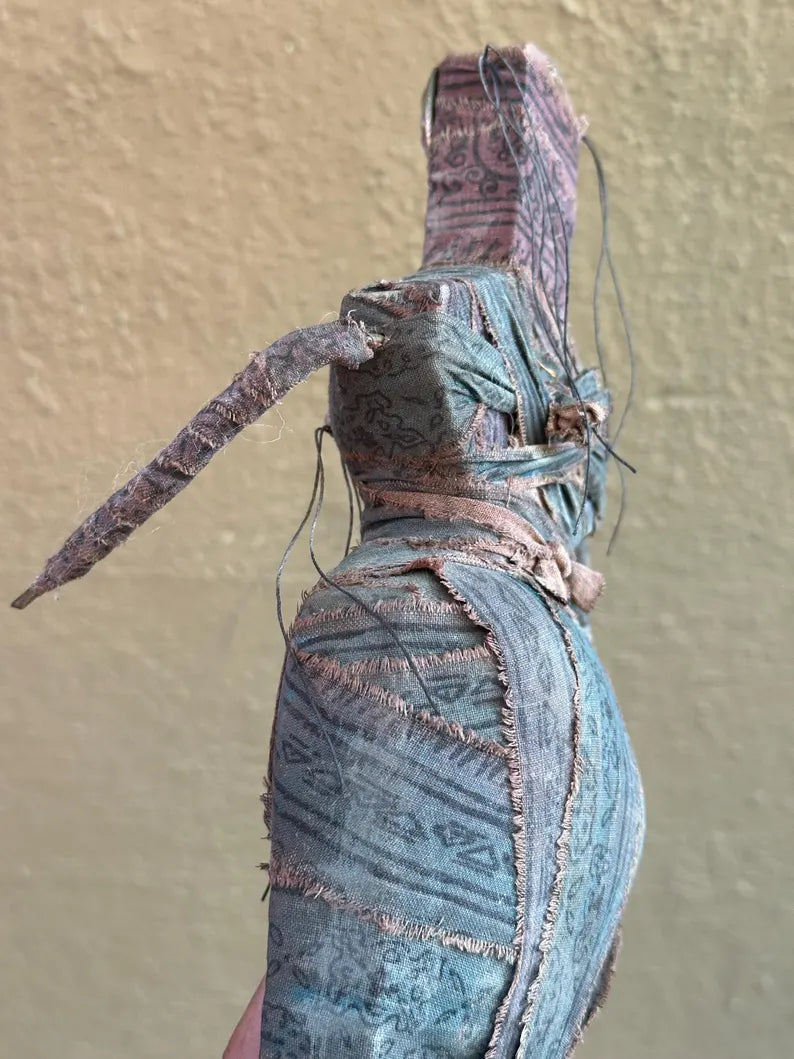 Vintage Handmade Woman FolkArt
