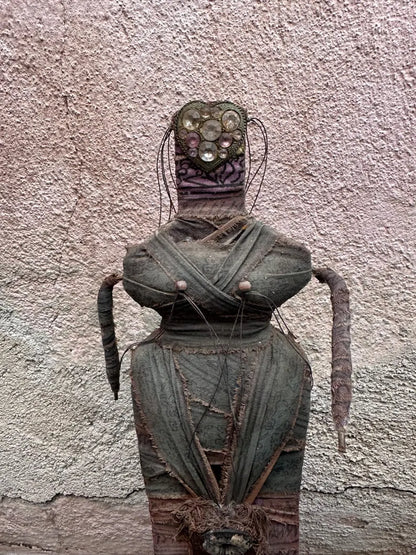 Vintage Handmade Woman FolkArt