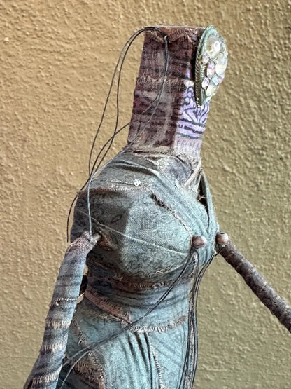 Vintage Handmade Woman FolkArt