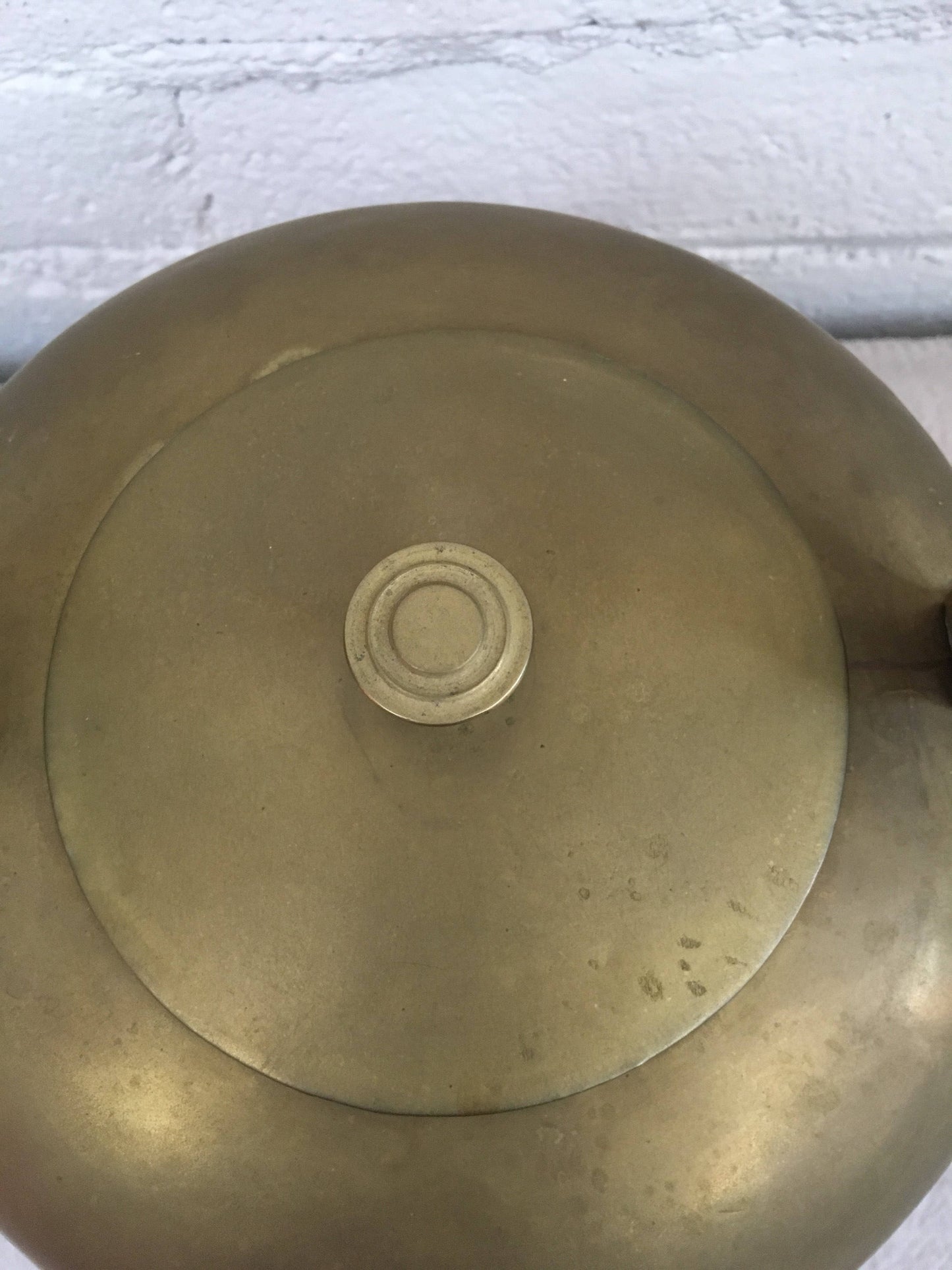 Vintage Large Brass Chinese Teapot