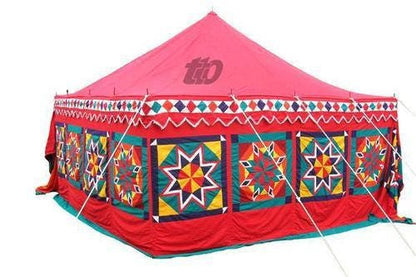 Vintage Indian Shamiana Canopy Tent / Ceremony, Wedding, Party, Event