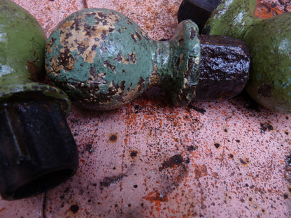 Vintage Cast Iron Garden Fence Posts
