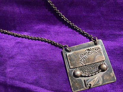 1970s Vintage Abstract Necklace