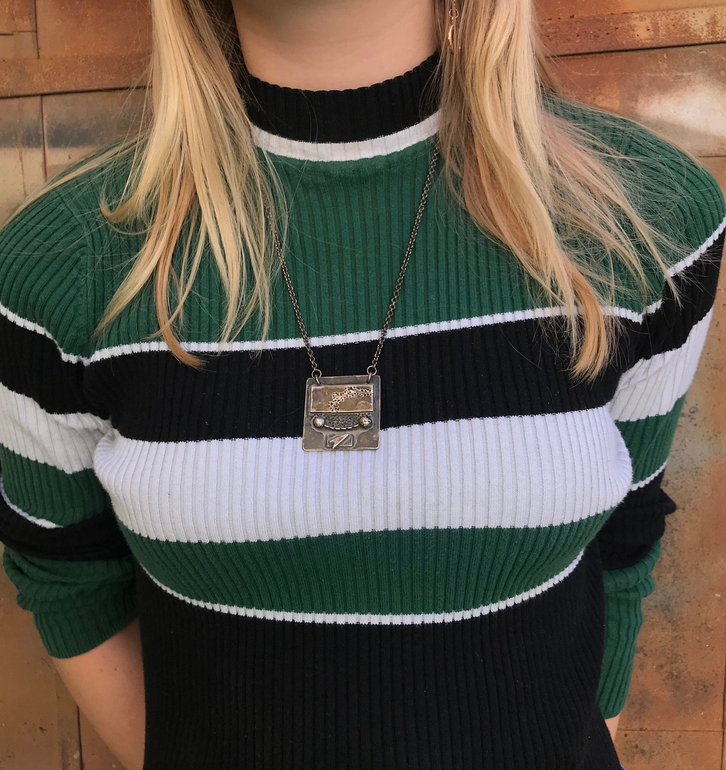 1970s Vintage Abstract Necklace