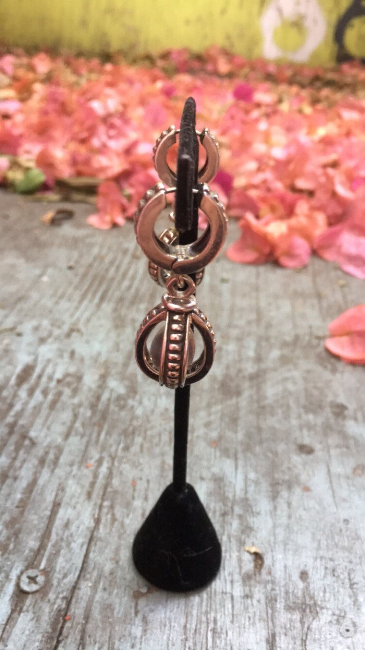 Antique Sterling Silver Drop Earrings