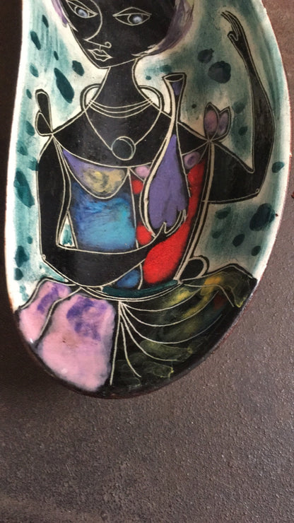Vintage Mid-Century Pottery Bowl