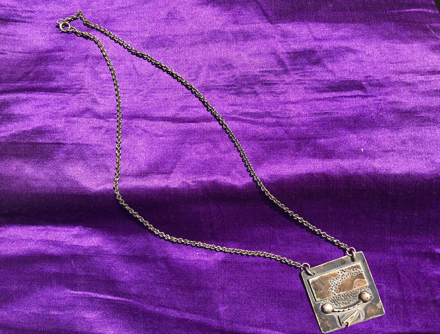 1970s Vintage Abstract Necklace