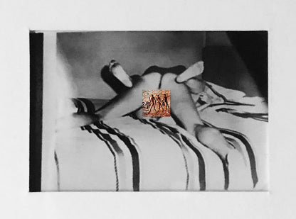 WARNING NSFW Vintage Framed Black-and-White Erotic Photography