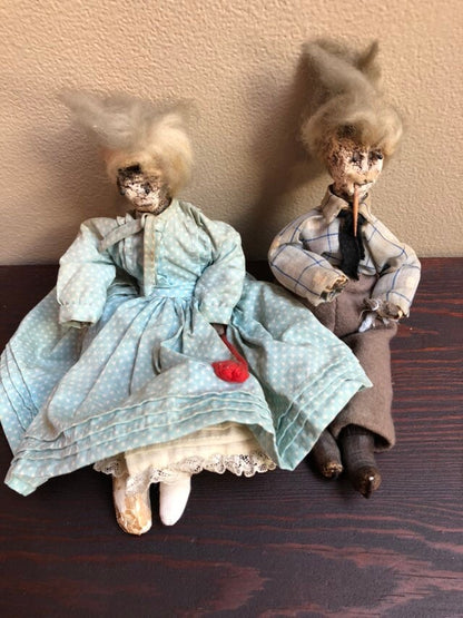 Vintage Old Hand Made Dolls