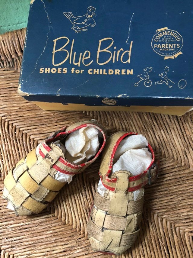 Vintage Childrens Leather Sandals