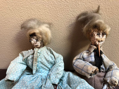 Vintage Old Hand Made Dolls