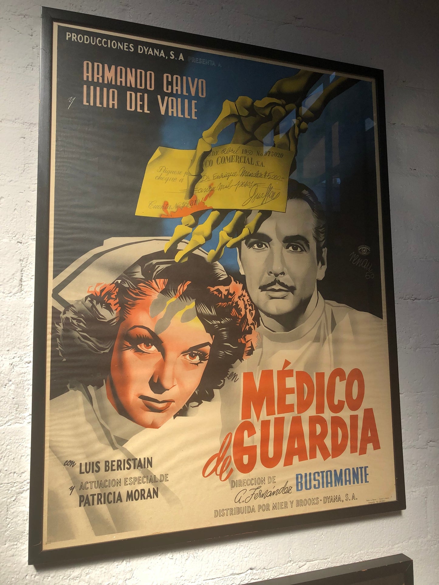 Vintage Mexican Film Movie Poster