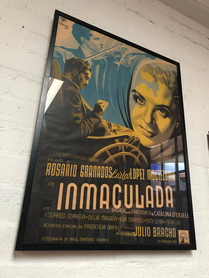 Vintage Mexican Movie Poster “Immaculada” Golden Age of Mexican Cinema
