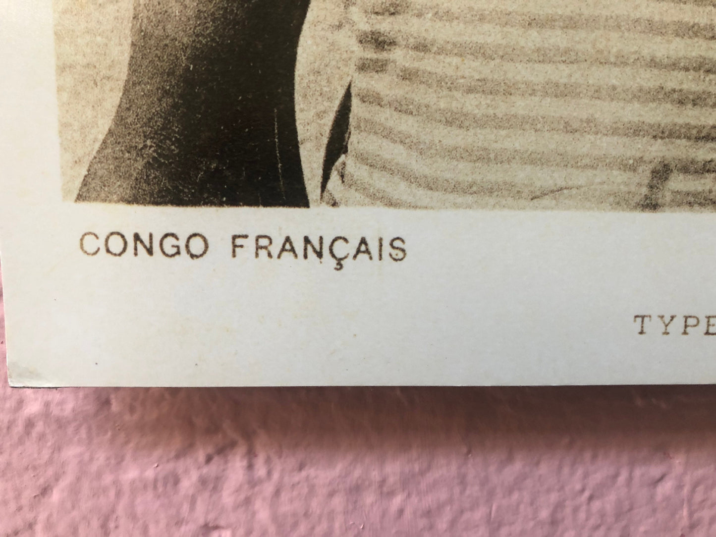 Photographic Copy of Vintage Photos From Congo Francais Hoto Congo
