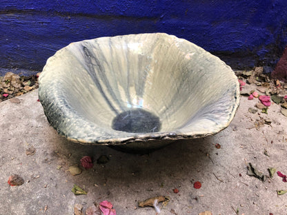 Large Hand Thrown Glazed Studio Bowl