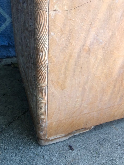 Vintage Antique Large Hand Carved Chinese Cedar Chest