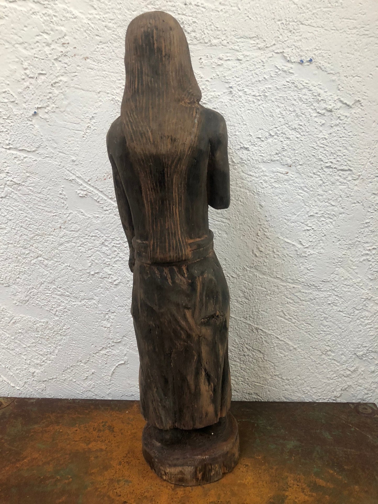 Vintage Hand Carved Wood Figure