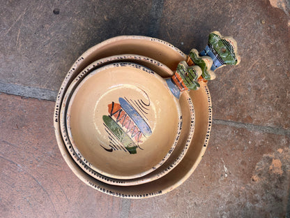 Vintage Mexican Clay Bowls