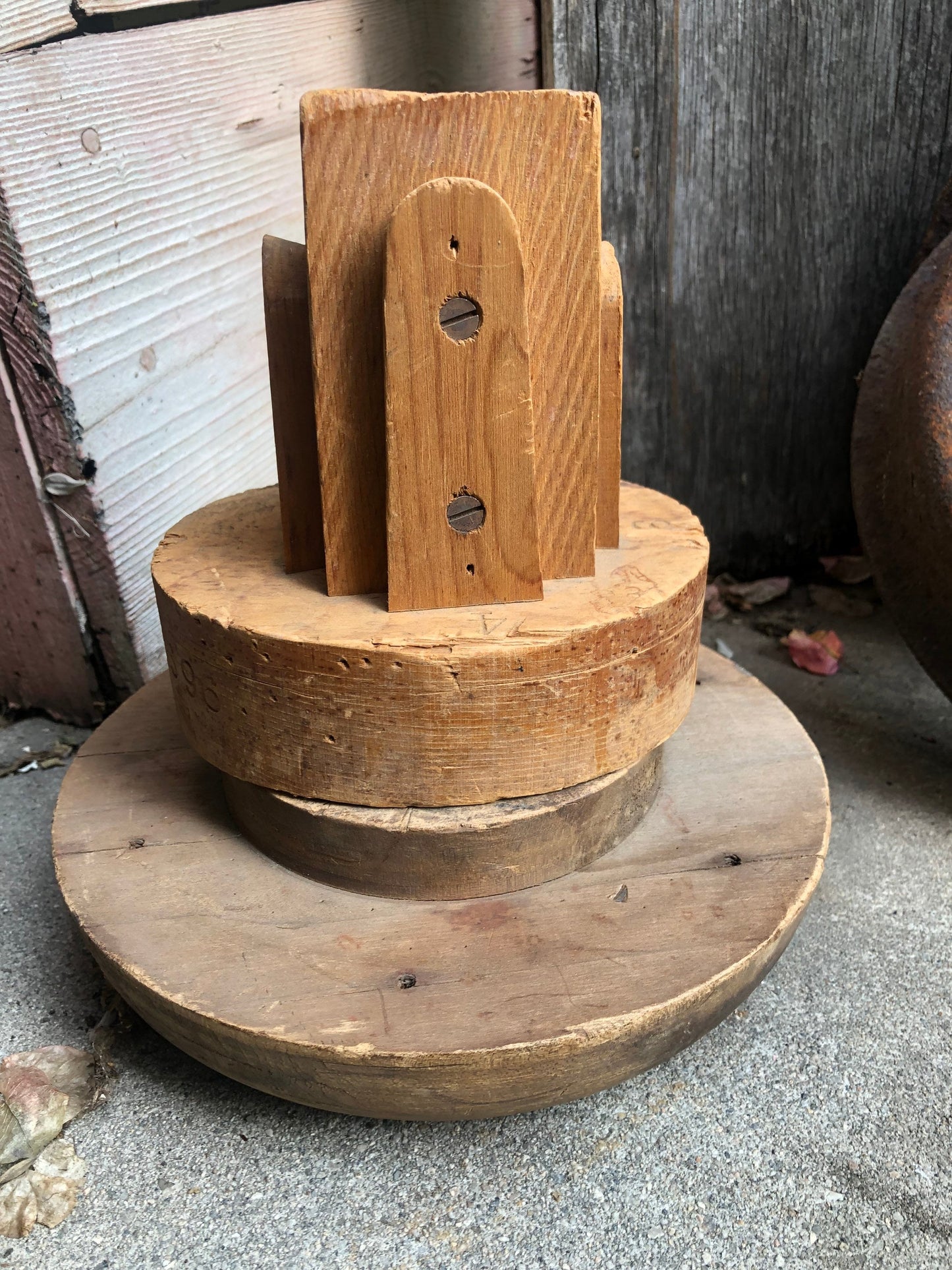 Industrial Wood Scultpture