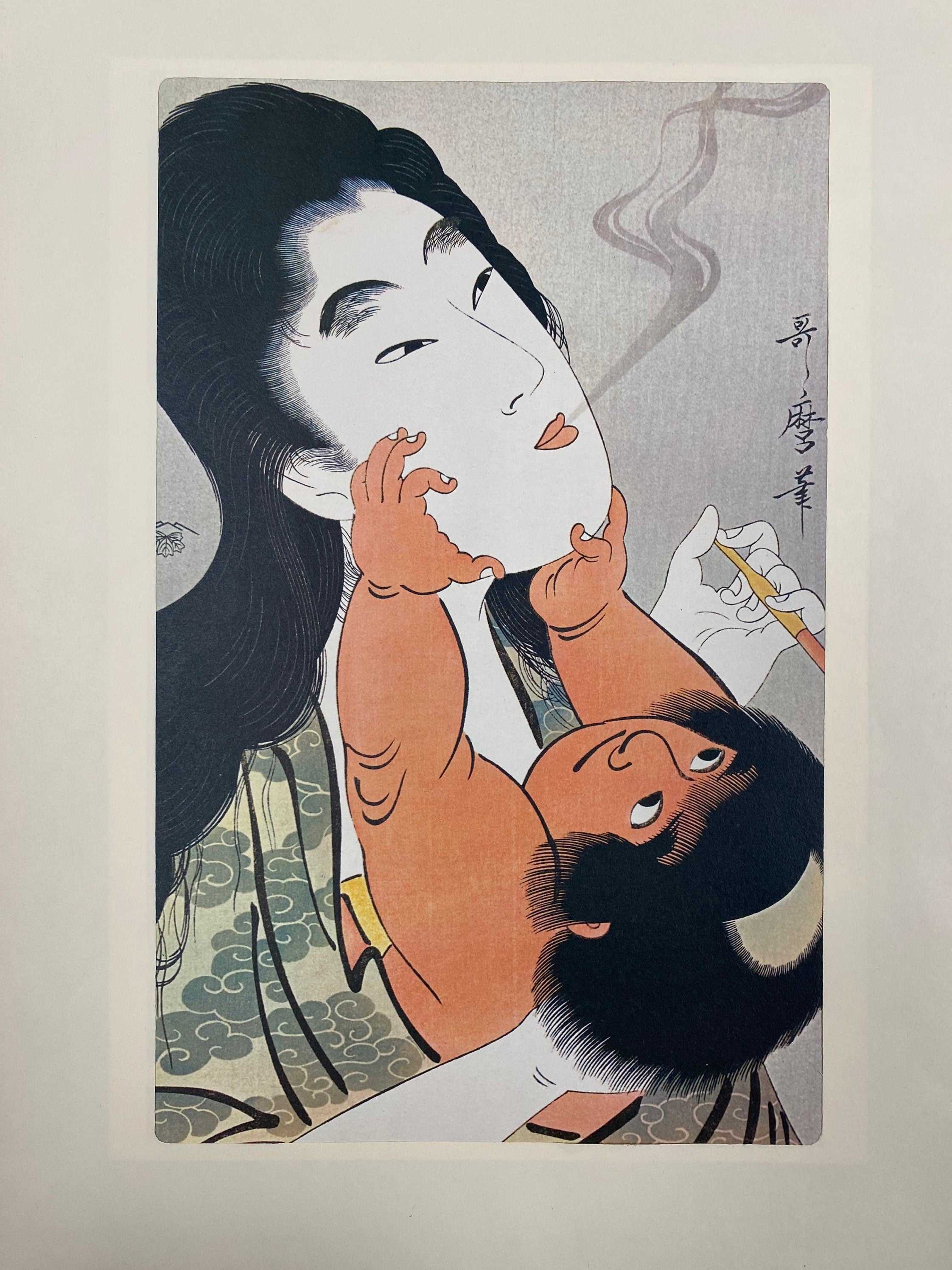 Kitagawa Utamaro Mother and Child Print – Hunter Gatherer