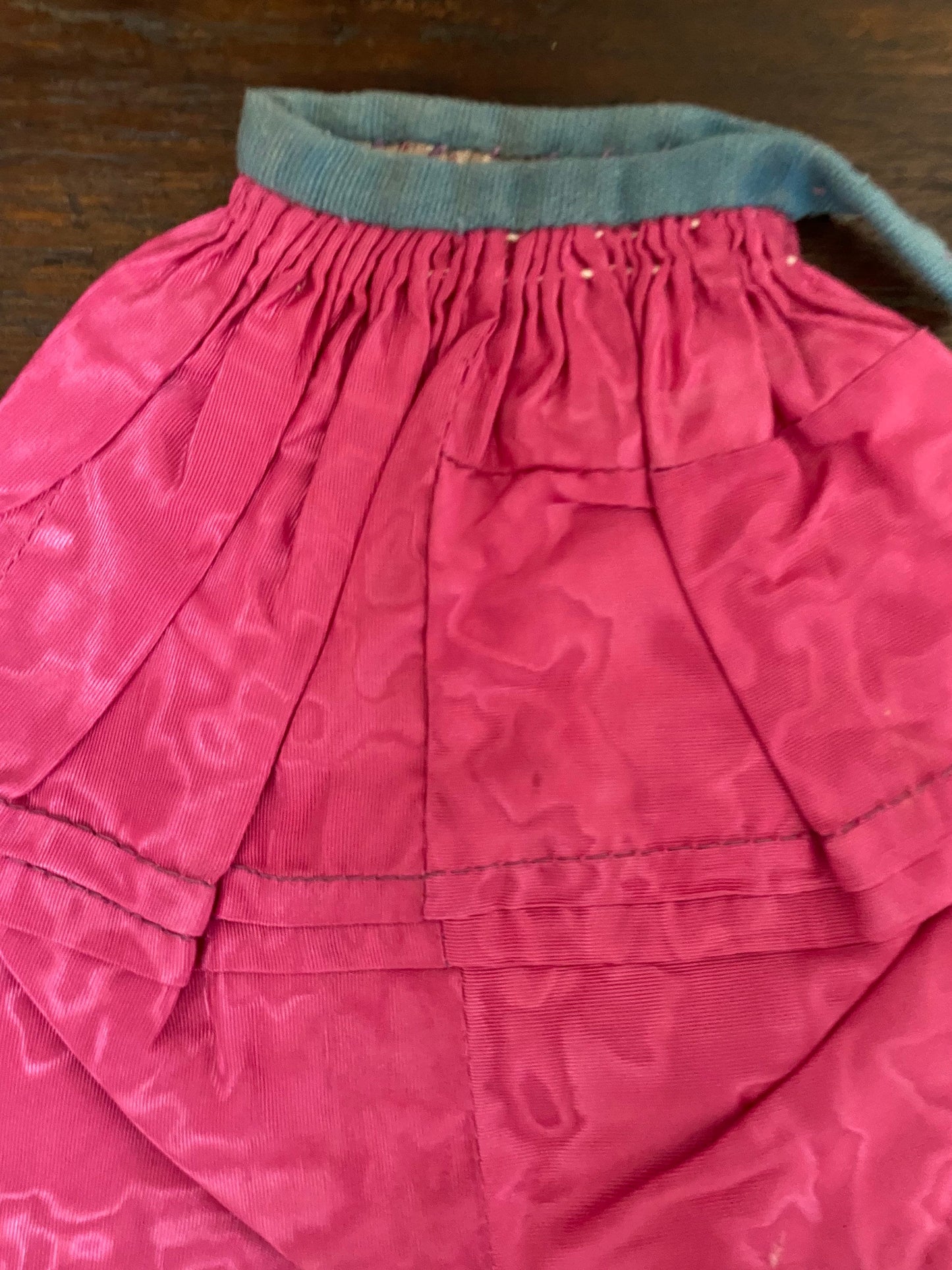 Vintage South American Saint Figurine Skirt Undergarment