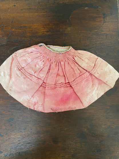 Vintage Handmade South American Saint Statuette Skirt Undergarment