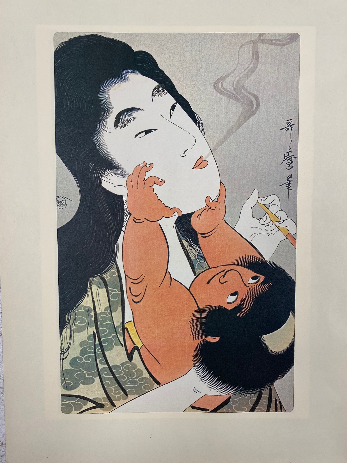 Kitagawa Utamaro Mother and Child Print