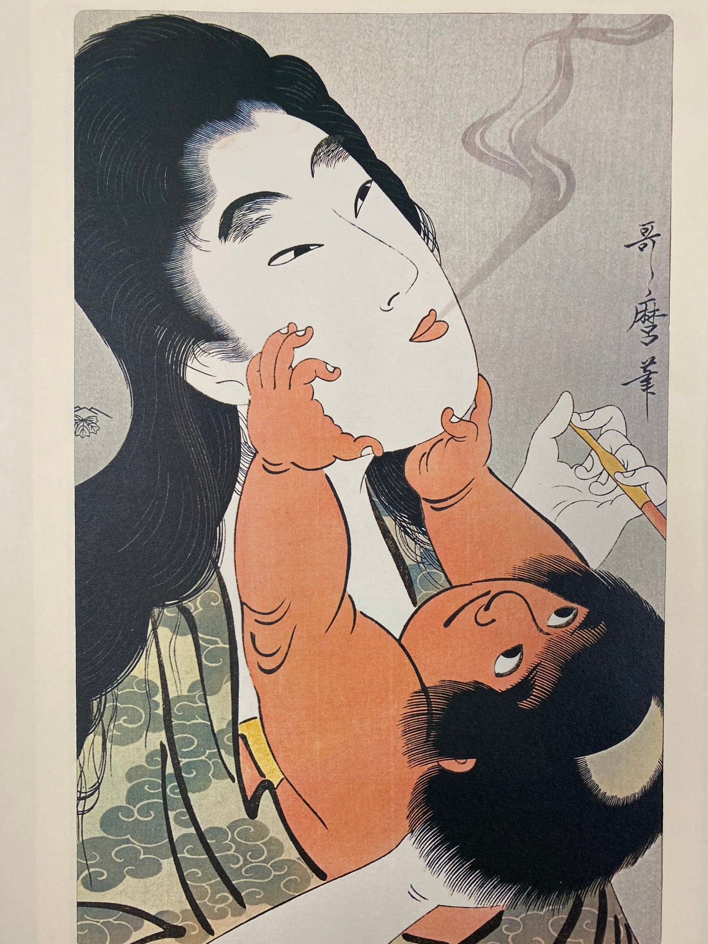 Kitagawa Utamaro Mother and Child Print