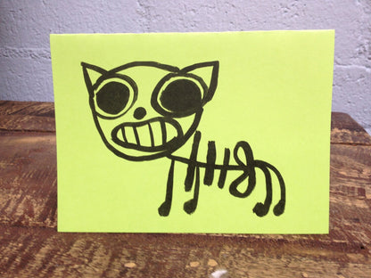 Wacky Hand Made Cat & Dog Cards
