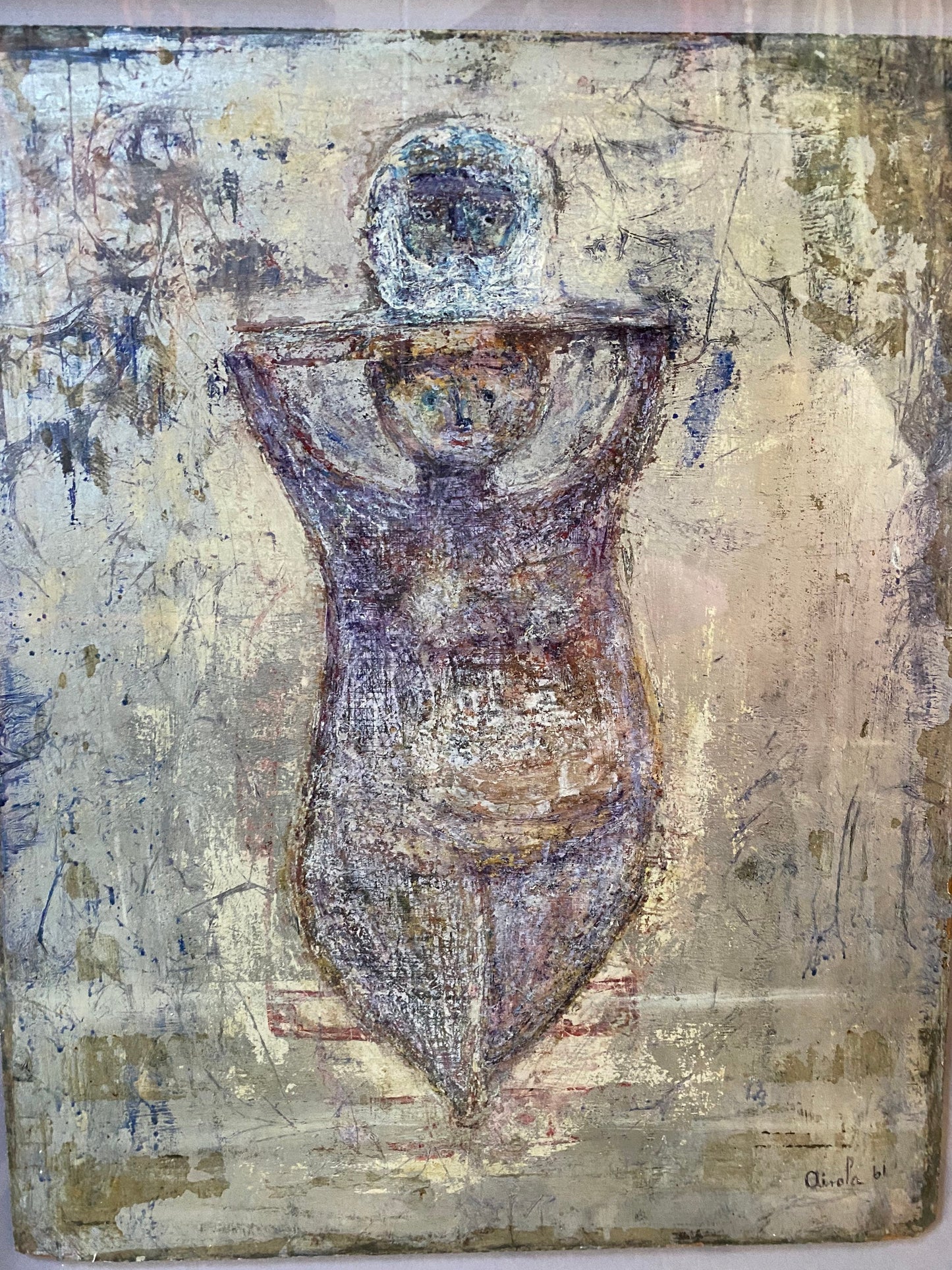 Vintage Agustin Airola Oil Painting 1961