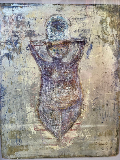 Vintage Agustin Airola Oil Painting 1961