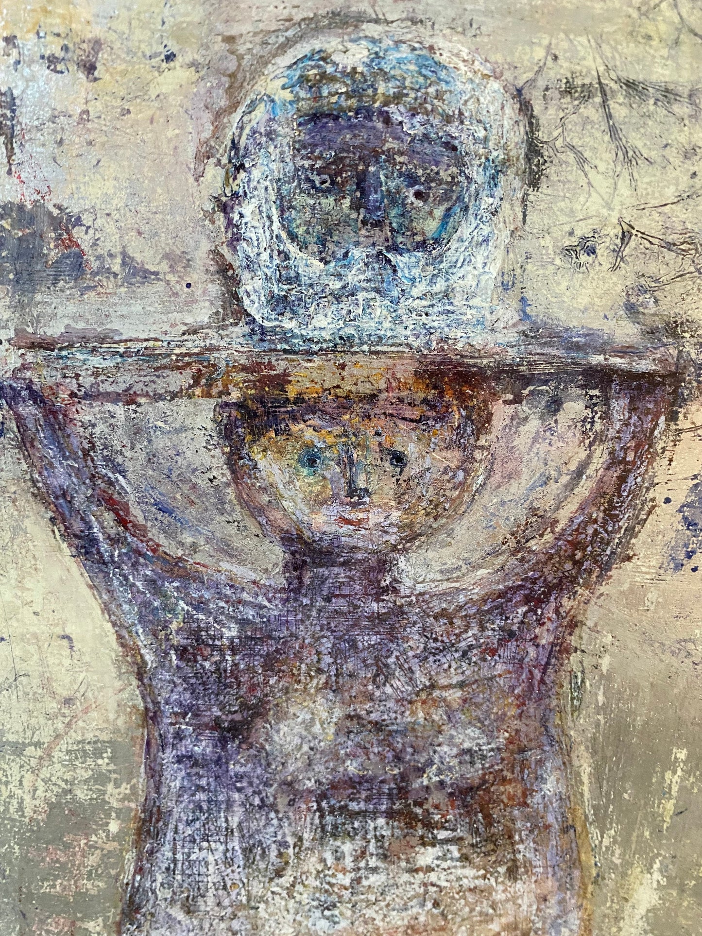 Vintage Agustin Airola Oil Painting 1961